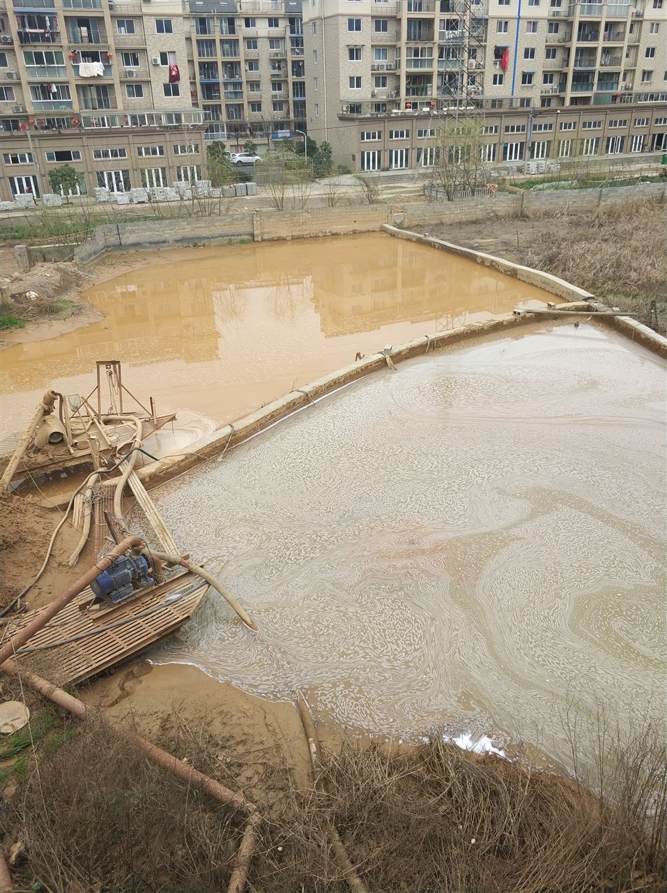 金安沉淀池淤泥清理-厂区废水池淤泥清淤