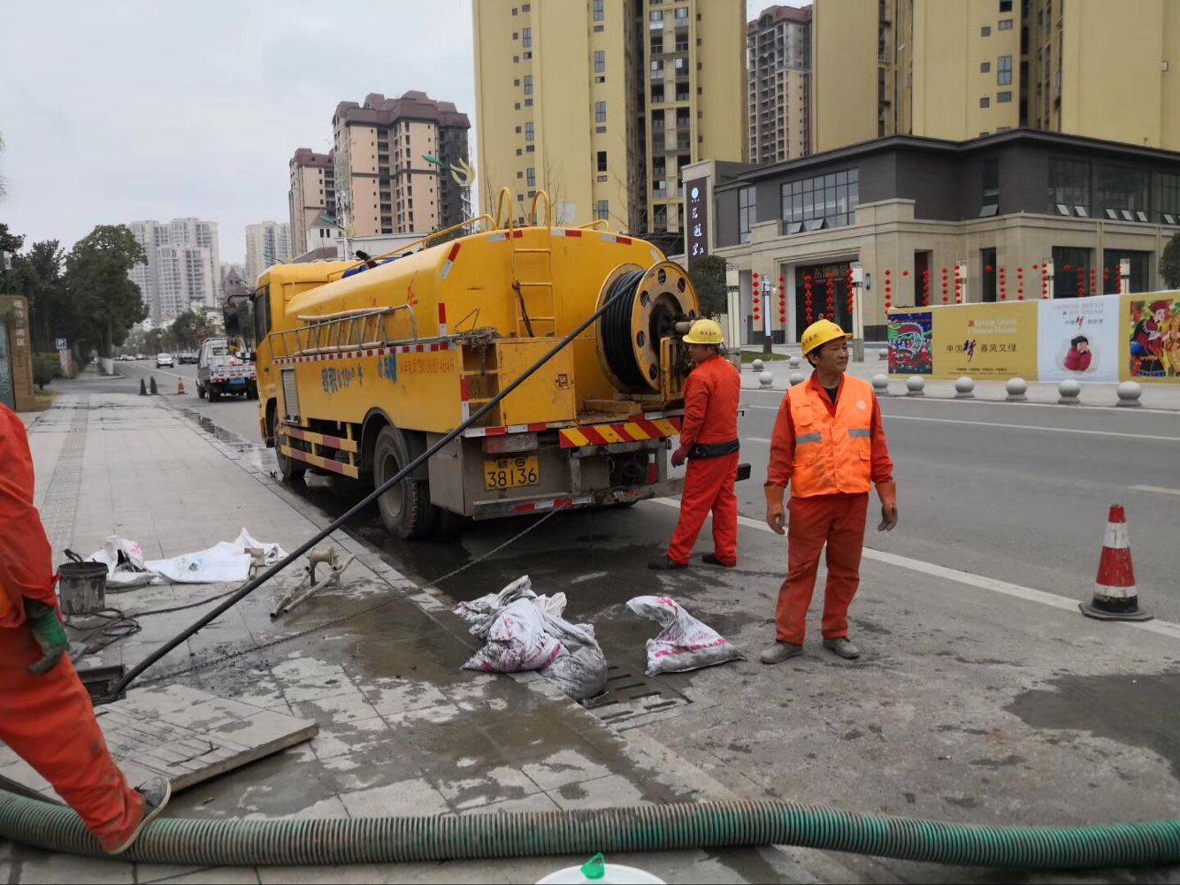 金安排污管道清淤-管道清洗
